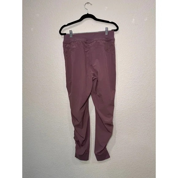 Athleta Attitude Pant Ruched Leggings Joggers Dusty Rose Size 2 - Picture 6 of 7